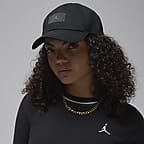 Amazon | Nike Jordan Rise ゴルフキャップ ブラック、L